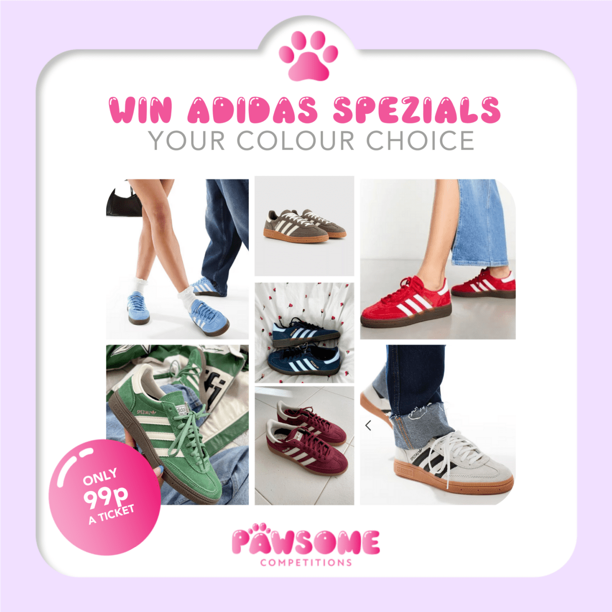 WIN Adidas Spezials (Your colour choice)