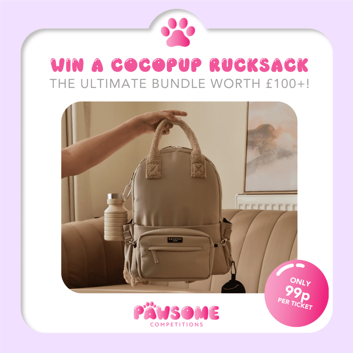 WIN A Coco Pup Ultimate Rucksack Bundle