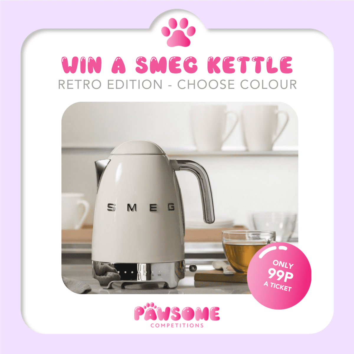 WIN A Smeg Retro Kettle