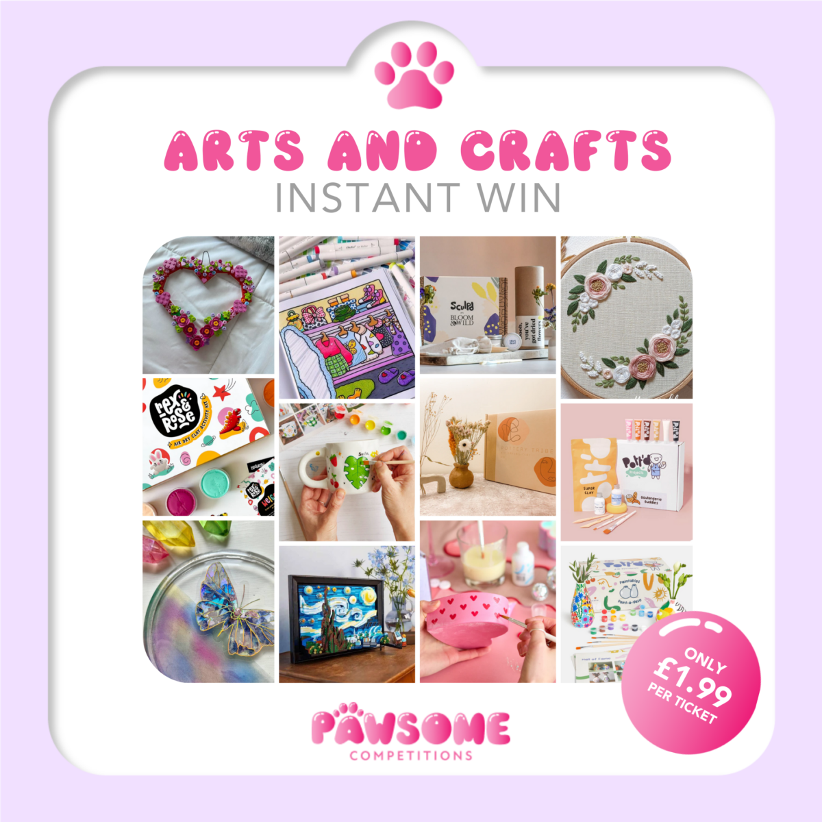 INSTANT WIN - ARTS & CRAFTS