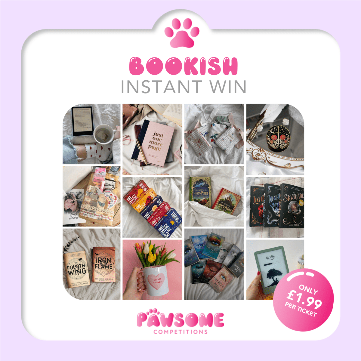 BOOKISH INSTANT WIN 📚 - Kindle Sell Out Prize