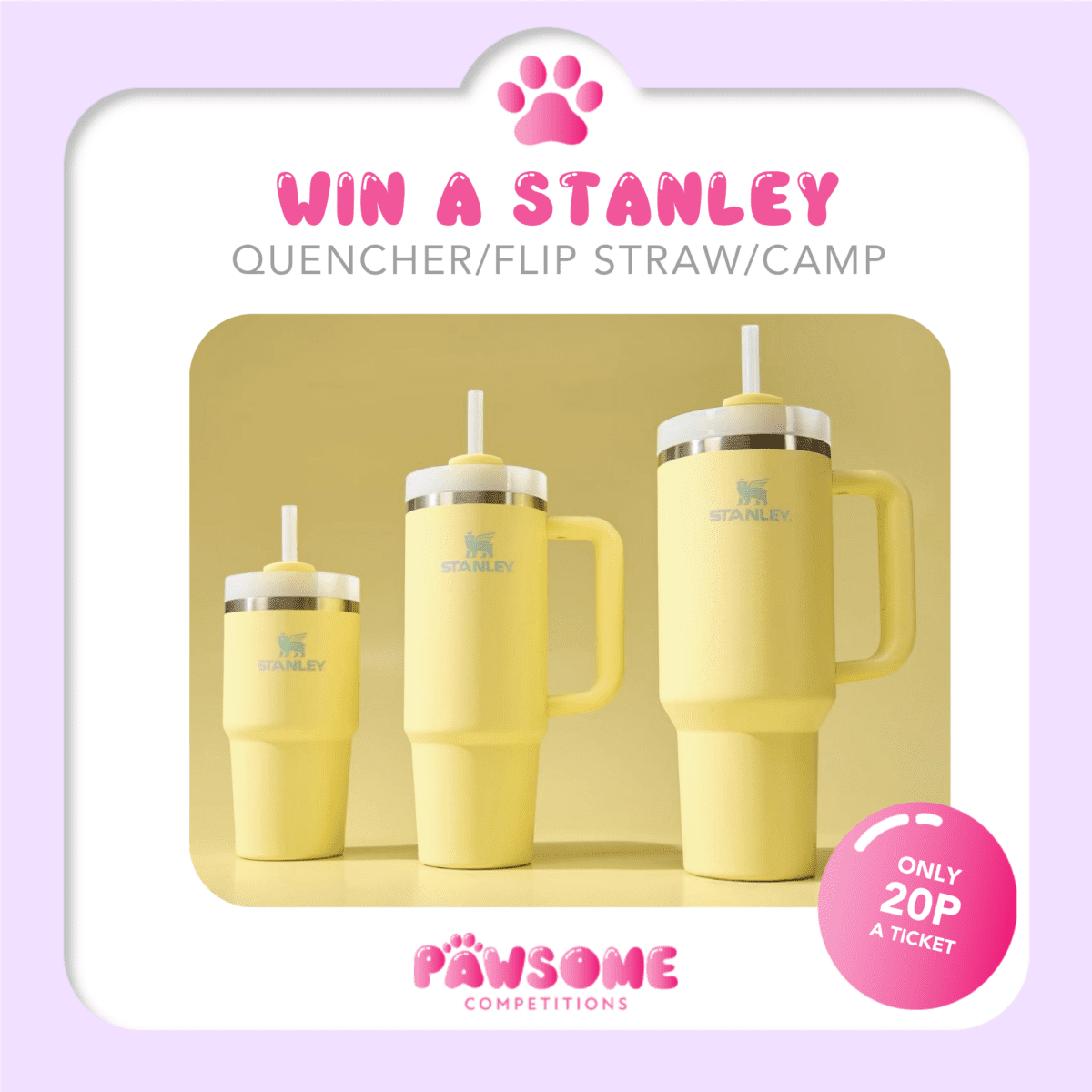 WIN A NEW Stanley Camp/Quencher/Flip Straw