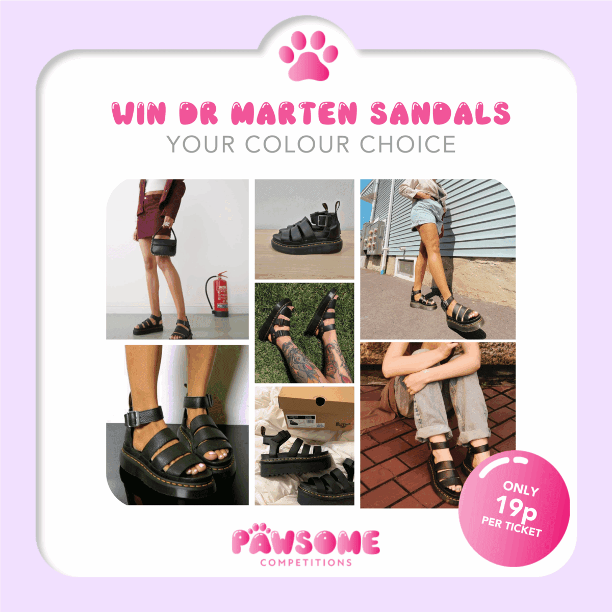 WIN A Pair Of Dr Marten Sandals