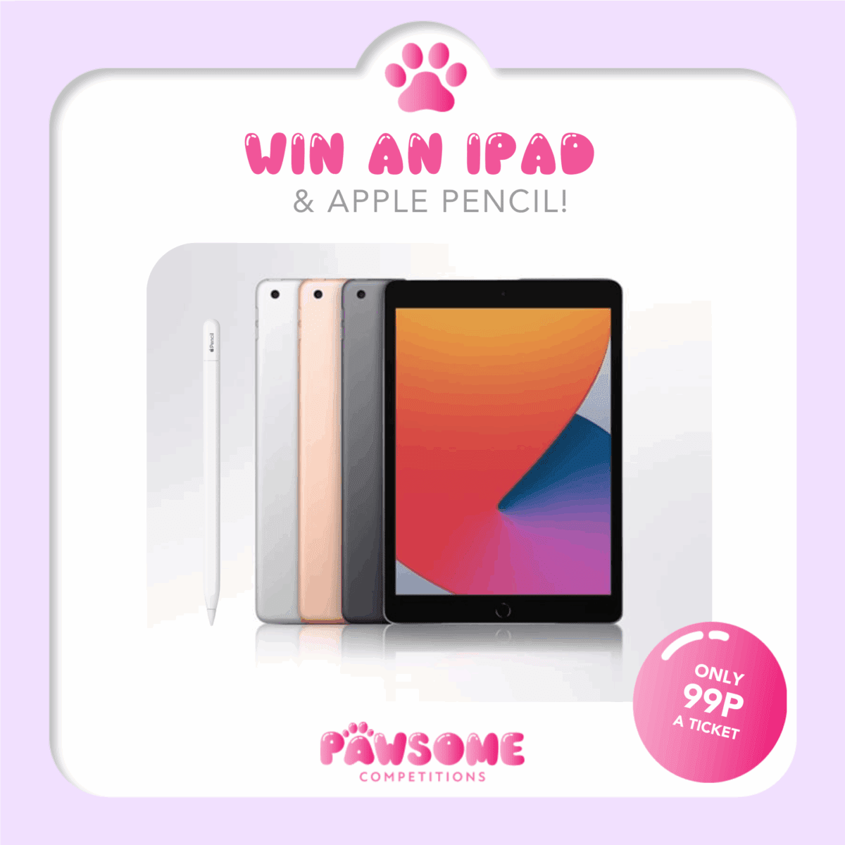 Win an iPad 10.2" & Apple Pencil