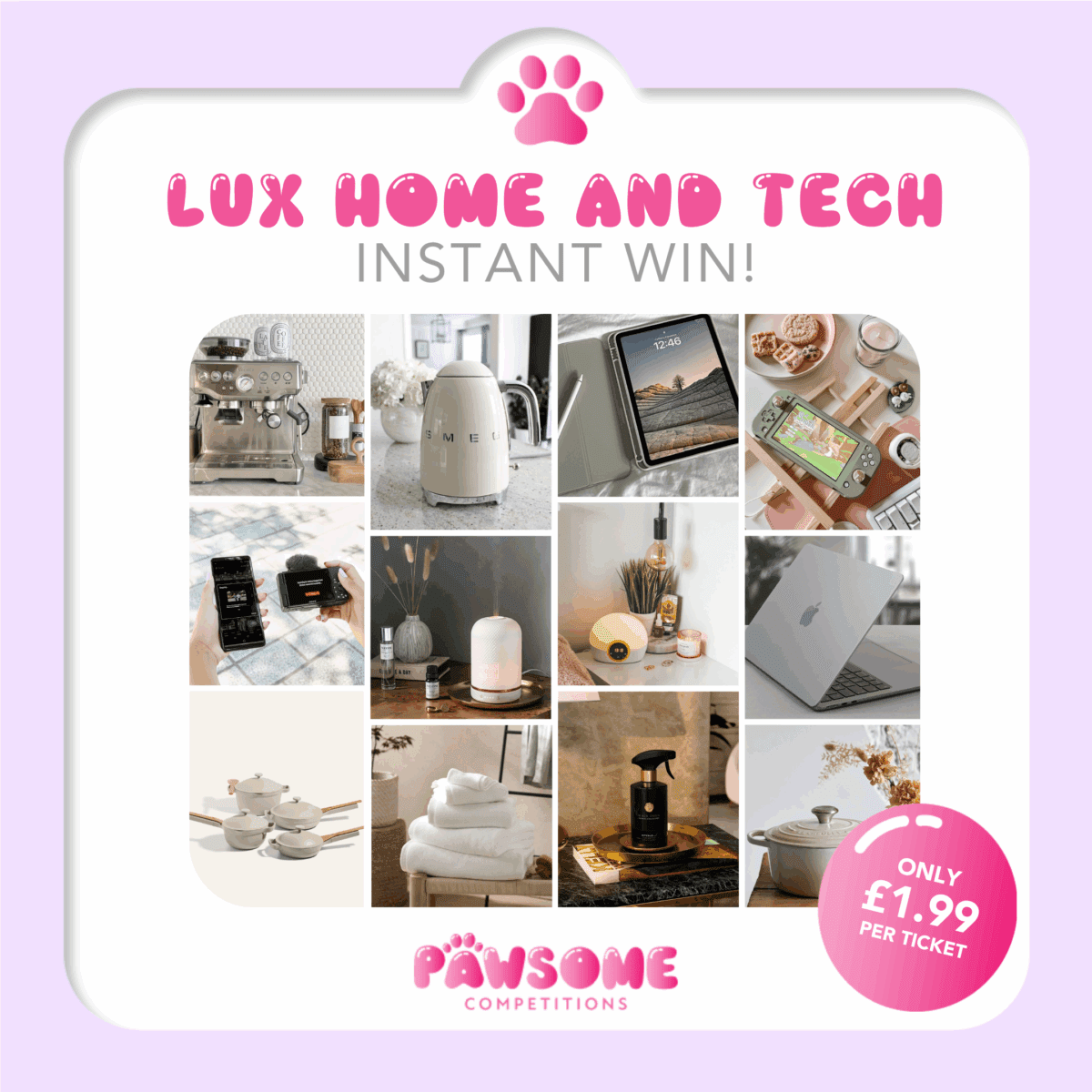 INSTANT WIN - LUXURY HOME & TECH