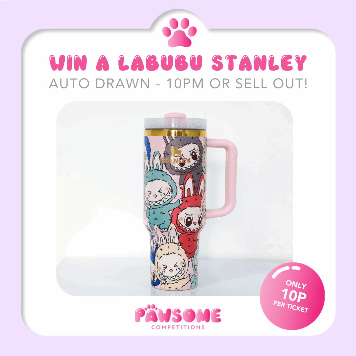 AUTODRAW - WIN A Limited Edition Labubu Stanley!