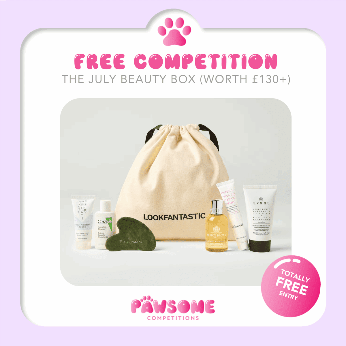 FREE ENTRY - The July Beauty Box (Worth £130)