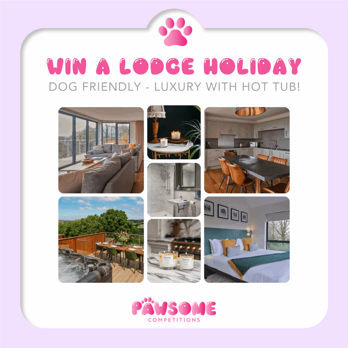 WIN A Luxury Dog Friendly Lodge Stay (With Hot Tub!)