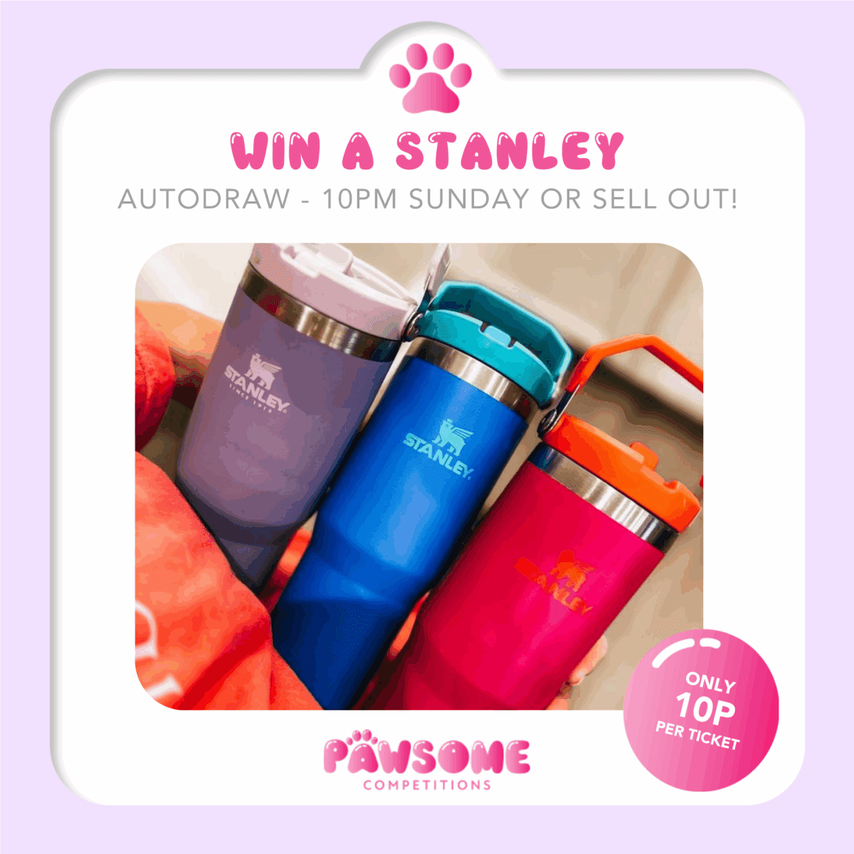 AUTODRAW - WIN A Stanley Quencher/Flip Lid