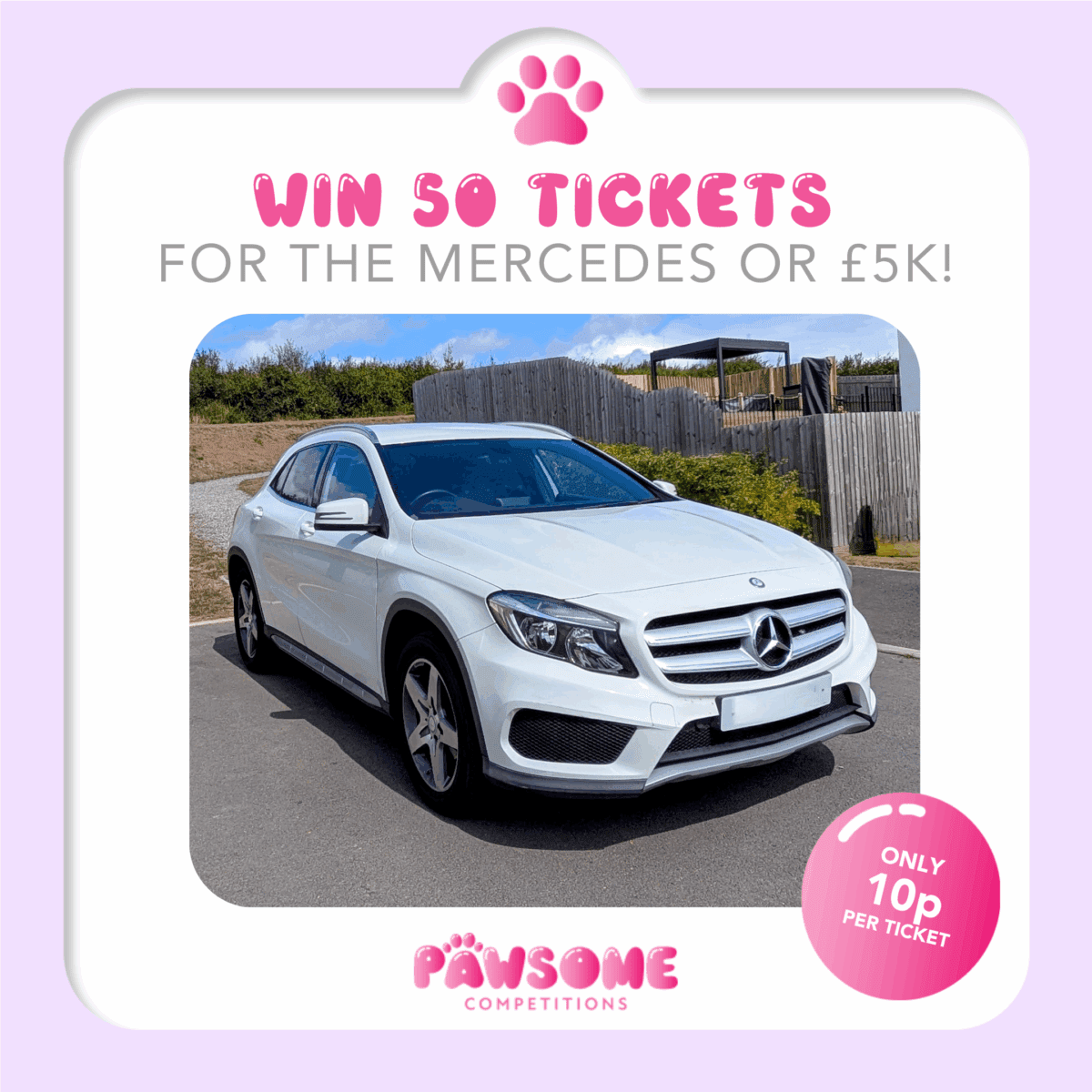 AUTODRAW - WIN 50 TICKETS FOR THE MERCEDES GLA