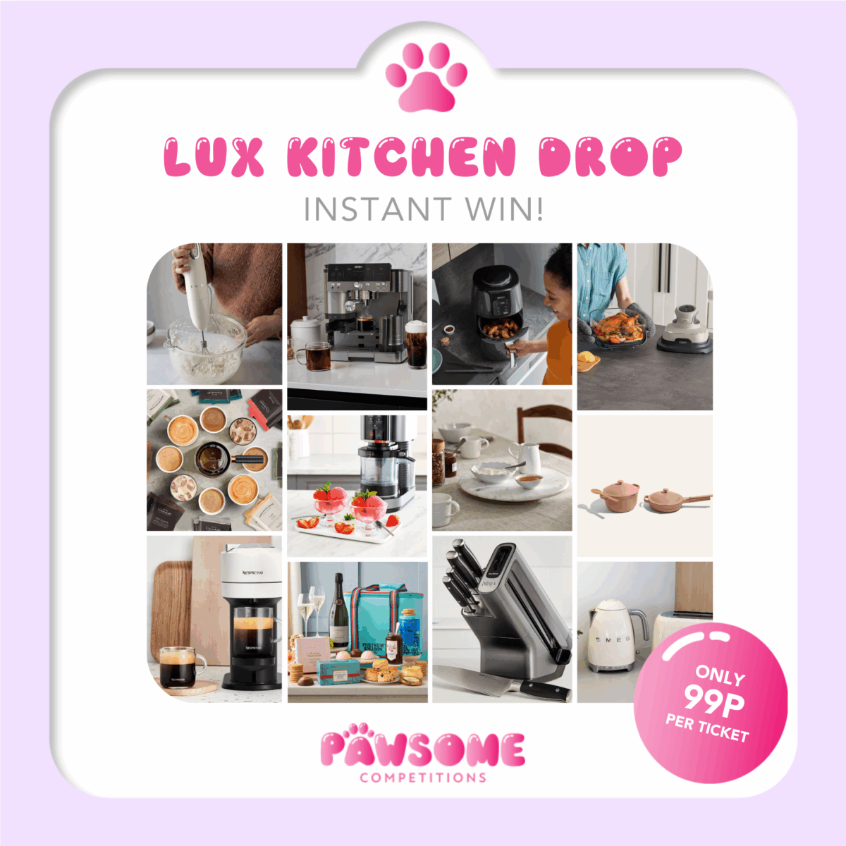 INSTANT WIN - LUX KITCHEN DROP