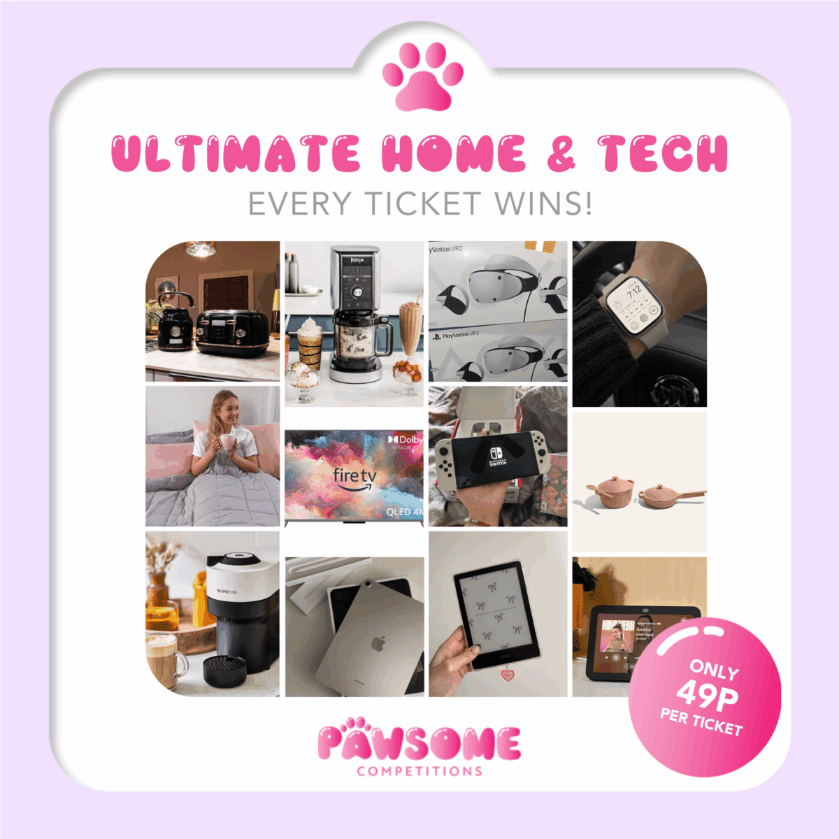 ULTIMATE Home & Tech - EVERY TICKET WINS!