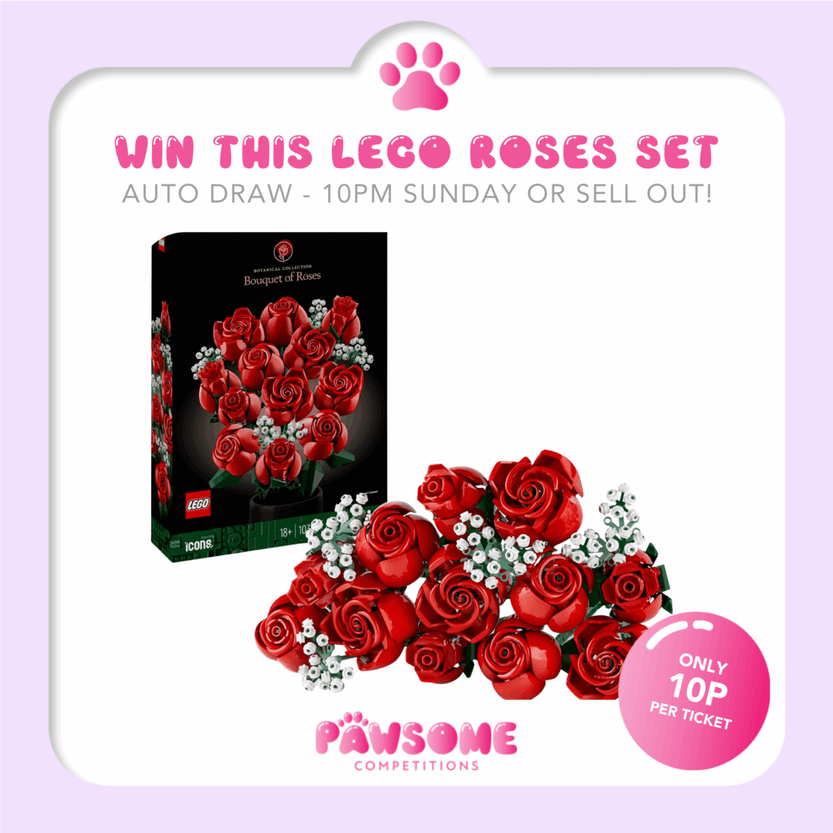 AUTODRAW - WIN A Lego Roses Set