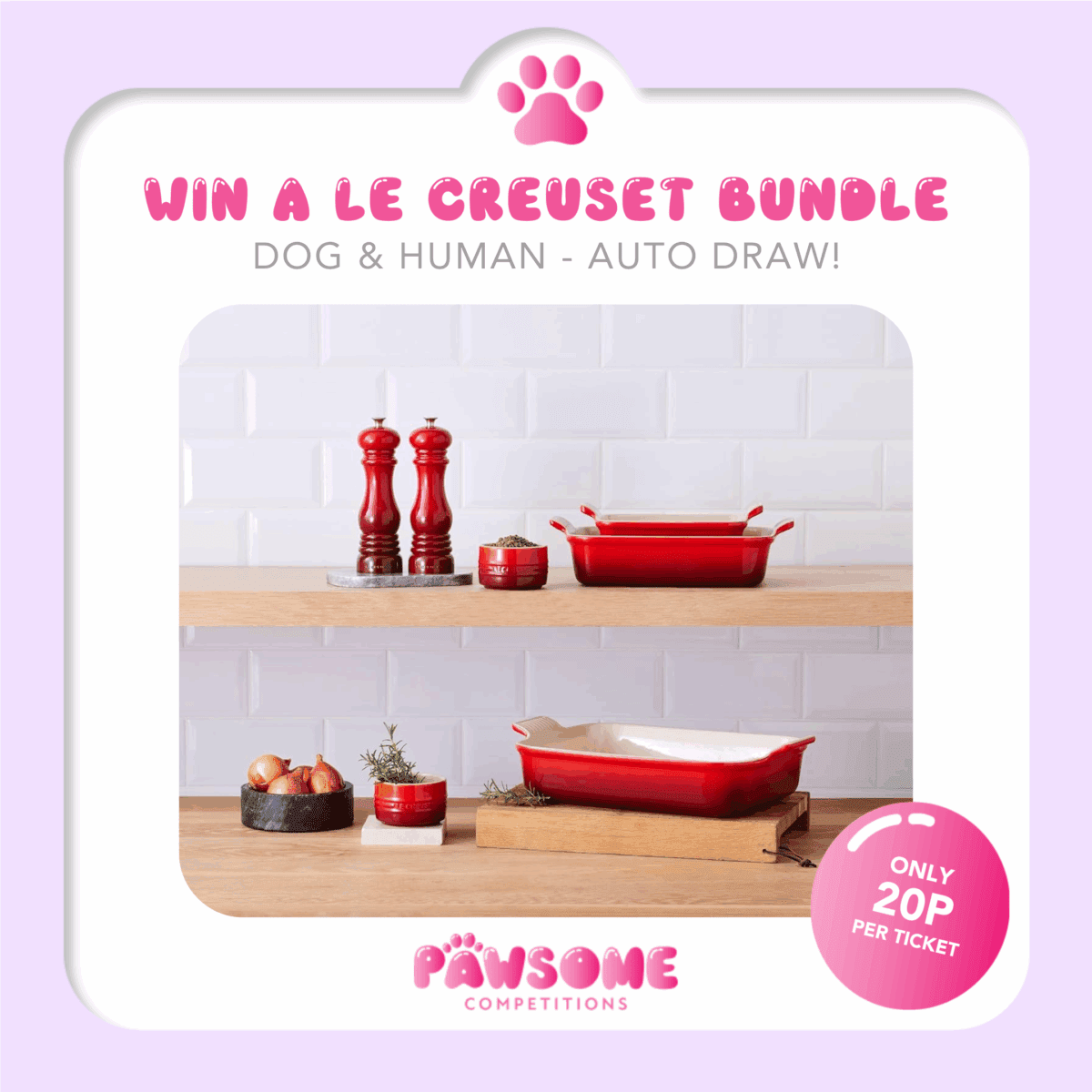 AUTODRAW - WIN A Le Creuset Bundle