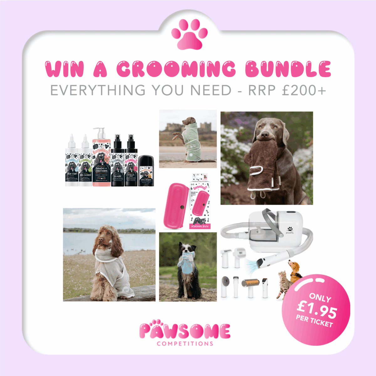WIN a Dog Grooming Bundle