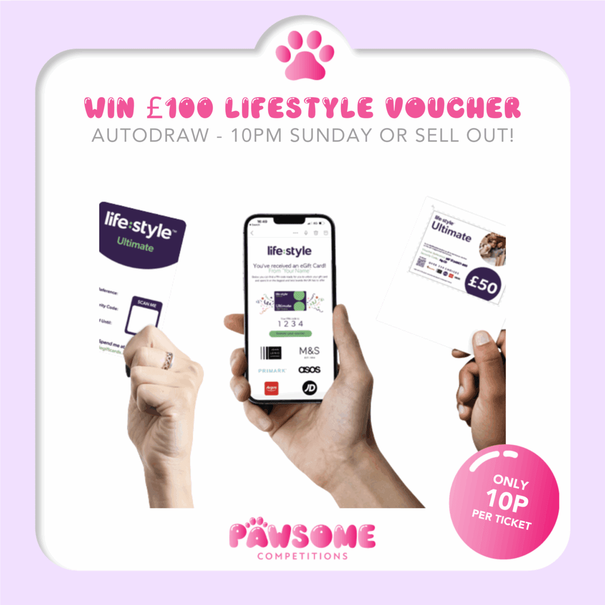 AUTODRAW - £100 Lifestyle Voucher