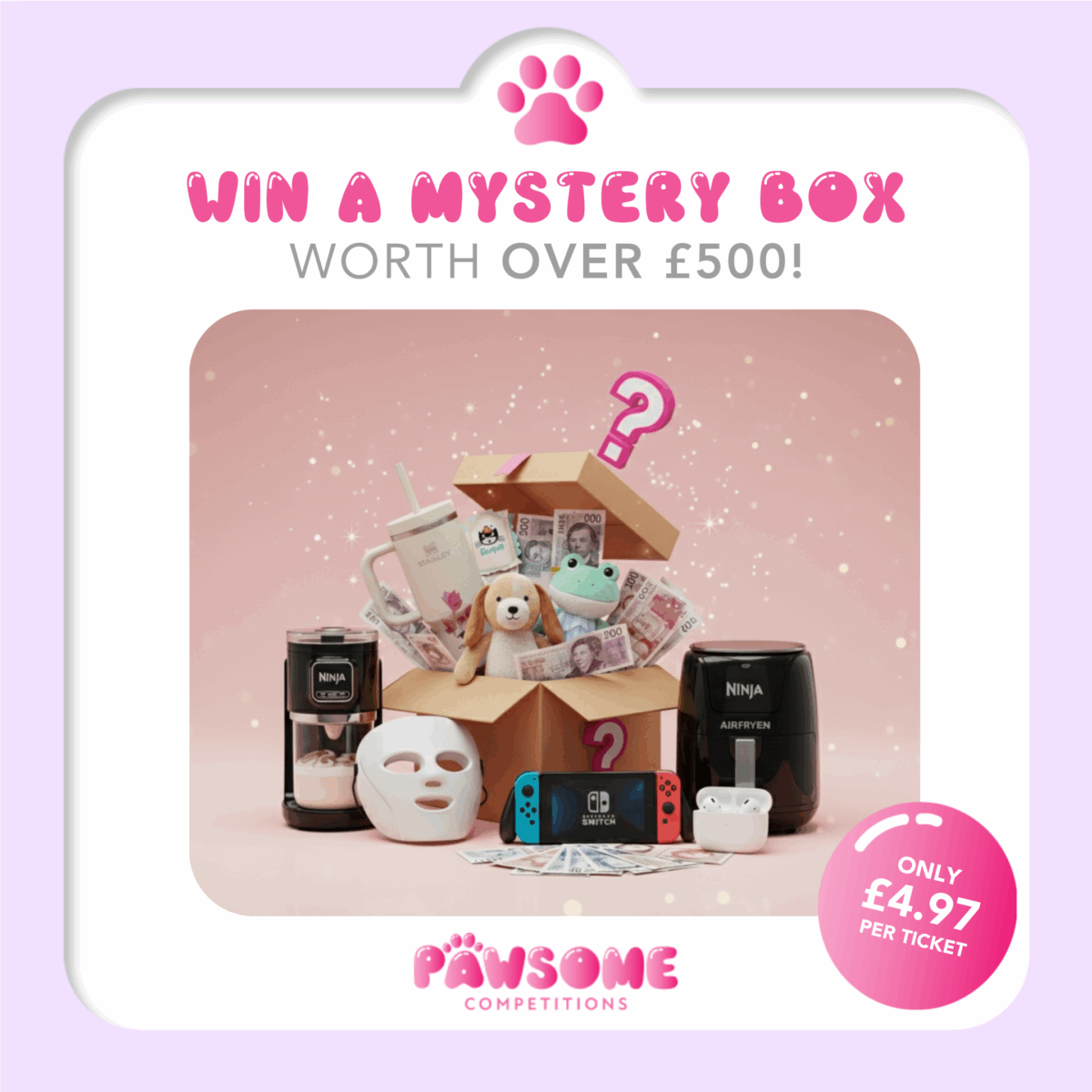 Win a Pawsome Mystery Bundle (Worth £500+)