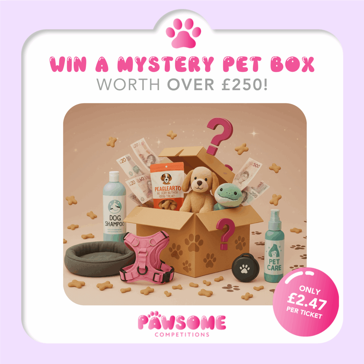 Win a Pawsome PET Mystery Bundle (Worth £250+)