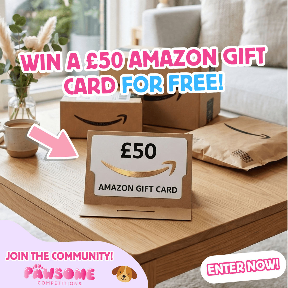 FREE ENTRY – £50 Amazon Voucher 🛍️