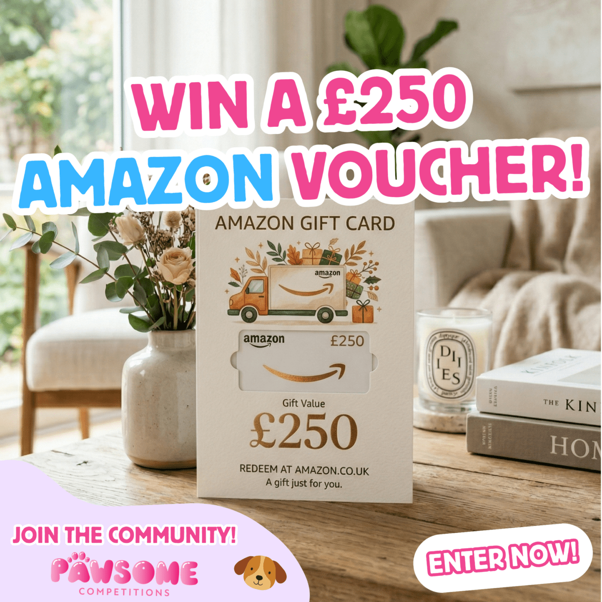 WIN A £250 Amazon Voucher