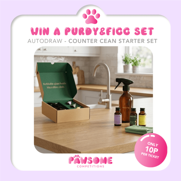 AUTODRAW – WIN A Purdy & Figg Counter Clean Starter Set🫧