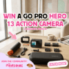 WIN A GO PRO HERO ACTION CAMERA BUNDLE