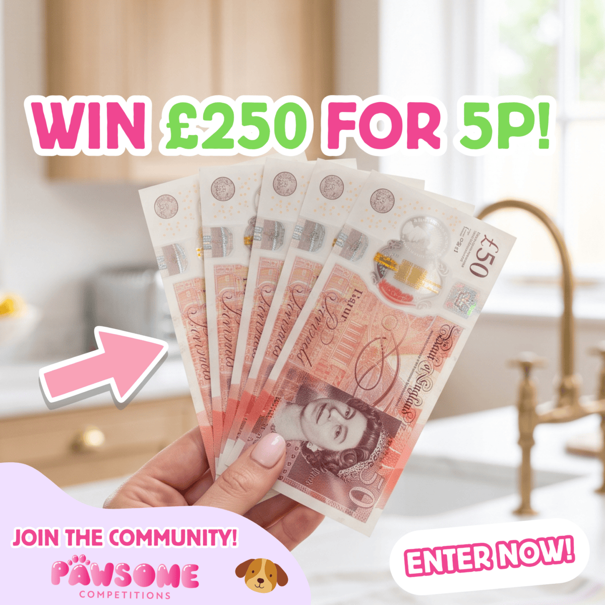 AUTODRAW – WIN £250 for 5p! 💸