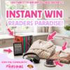 INSTANT WIN – READERS PARADISE WITH £50 WATERSTONES END PRIZE