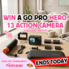 WIN A GO PRO HERO ACTION CAMERA BUNDLE