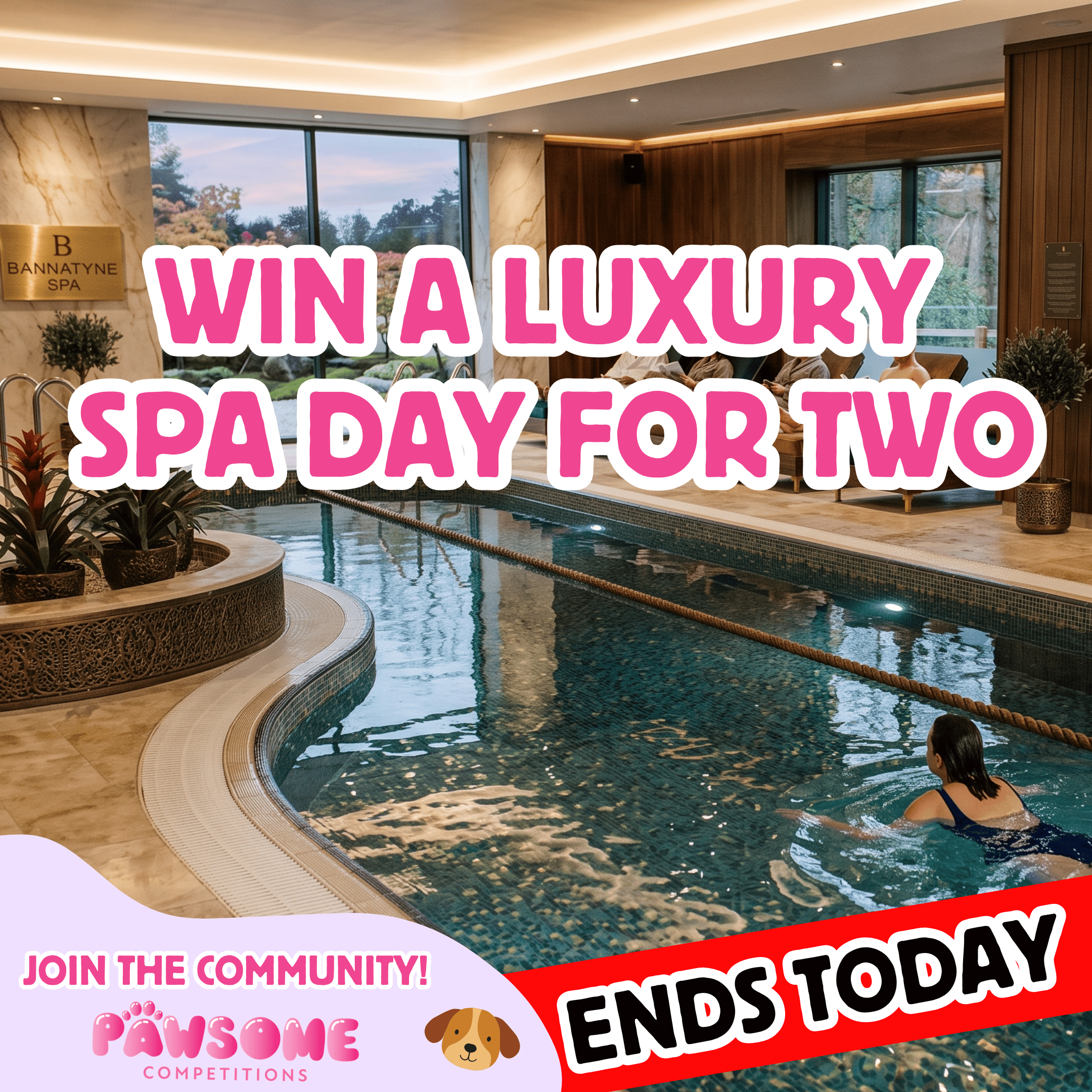 Autodraw – WIN A Bannatyne Spa Day for Two 💆🏼♀️