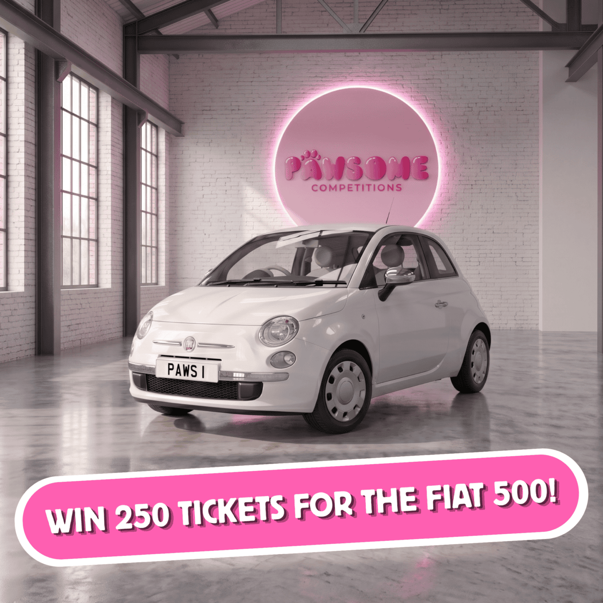 MINI DRAW – WIN 250 FIAT 500 TICKETS #1 🚗