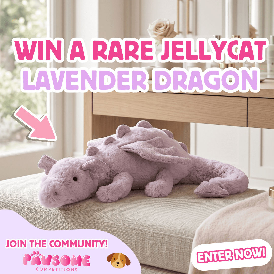 WIN A JELLYCAT RARE LAVENDER DRAGON 🐉💜