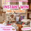 INSTANT WIN – GIRLY THINGS – CHELSEA PEERS END PRIZE