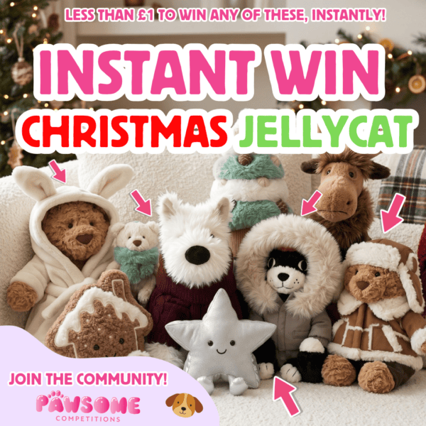 INSTANT WIN – CHRISTMAS JELLYCATS – MUNRO END PRIZE